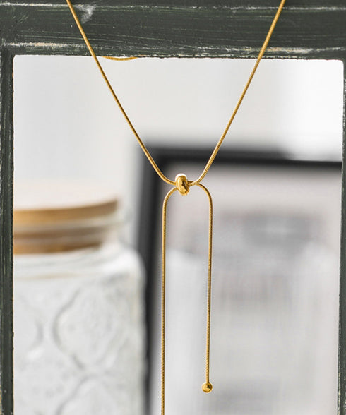 ロングネックレス ラリエット Y字ネックレス 大人カジュアル トレンド 流行人気 韓流 アクセサリー パーティージュエリー シンプル きれいめ首飾り 617XL-002