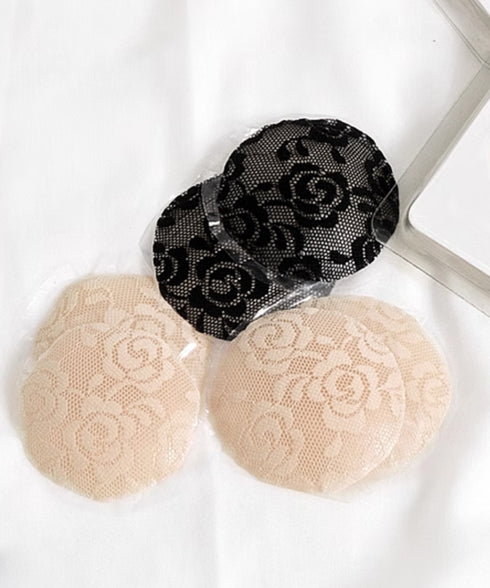 シリコンブラ 花型 シリコンパッド水着用 柔らかい 粘着ブラ ビキニ胸パッド セクシー胸元 ドレスブラ軽量 シリコンパッド ニップレスシール女性用 乳首透け防止 617XW-001