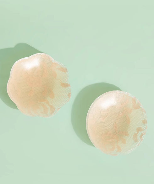 シリコンブラ 花型 シリコンパッド水着用 柔らかい 粘着ブラ ビキニ胸パッド セクシー胸元 ドレスブラ軽量 シリコンパッド ニップレスシール女性用 乳首透け防止 617XW-001