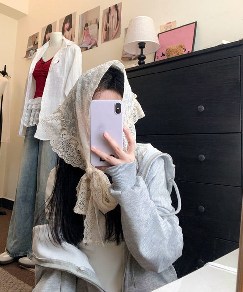 シアーラップスカート レースヒップカバー つけすそ シースルー付け裾 レイヤード ウエストリボン フェミニンスカート マルチウェア ガーリー ショート丈スカート 617XW-002