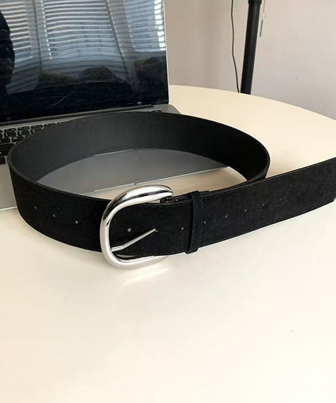 ヴィンテージ風スエードバックルベルト レディース ワイドベルト オシャレ 太ベルト エレガント スエードベルト フェミニン ワンピースベルト シンプル 韓国風 617XW-005