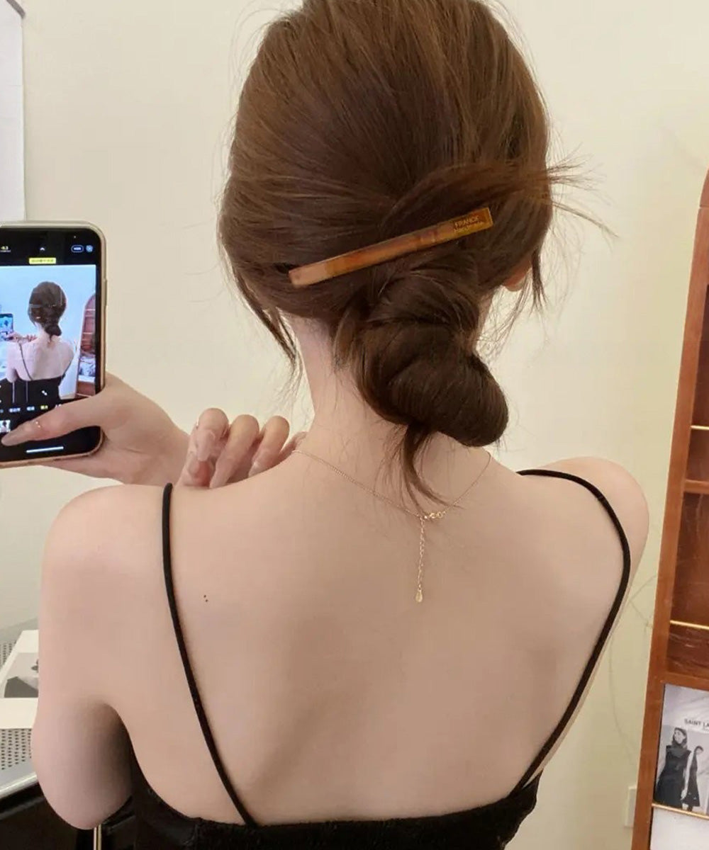 ラインバレッタ ヘアクリップ シンプル