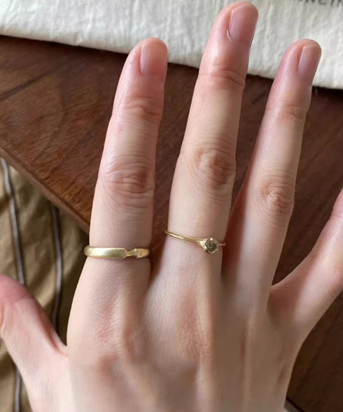 リング指輪セット レディース 2点セット 重ね付け アクセサリー プチプラ ファッション小物 おしゃれ レイヤード 単品使い指輪カジュアル 可愛いお洒落ゆびわ 617XW-008