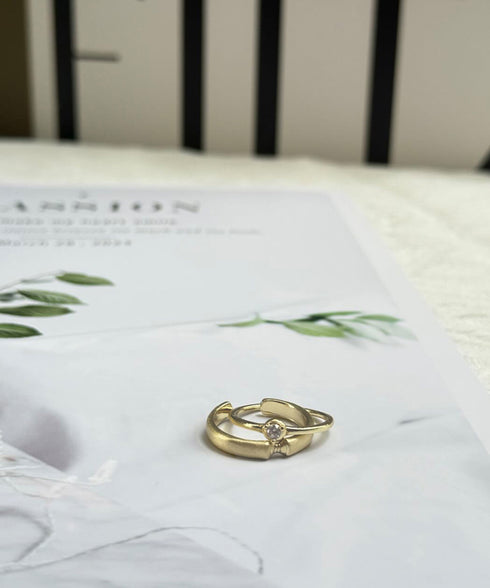 リング指輪セット レディース 2点セット 重ね付け アクセサリー プチプラ ファッション小物 おしゃれ レイヤード 単品使い指輪カジュアル 可愛いお洒落ゆびわ 617XW-008