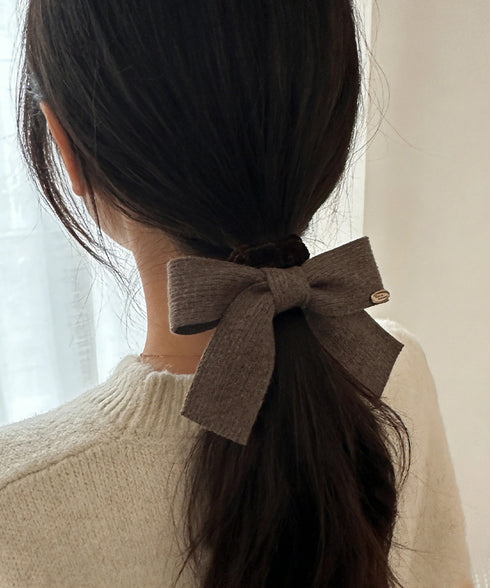 蝶結びヘアゴム シュシュ 3色 韓国風 レディース ヘアバンド まとめ髪 オルチャン 髪飾り おしゃれ 可愛い 発表会 女子会 デート ヘアアクセサリー 雑貨 617XW-012