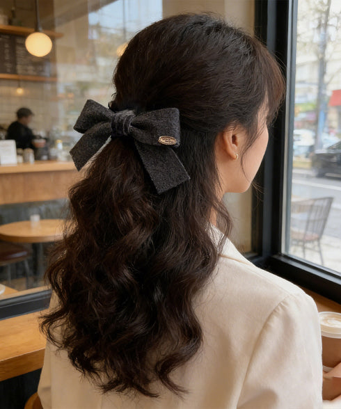 蝶結びヘアゴム シュシュ 3色 韓国風 レディース ヘアバンド まとめ髪 オルチャン 髪飾り おしゃれ 可愛い 発表会 女子会 デート ヘアアクセサリー 雑貨 617XW-012