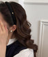 スリムカチューシャ シンプル 大人可愛い レディース ヘアバンド 韓国風 ヘアアクセサリー 無地 ワンポイント 抜け感ヘアスタイル 5色 ヘアアレンジアイテム 617XW-015