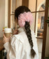 透け感シュシュ 大きめ 韓国風 ヘアゴム レディース ヘアアレンジ おしゃれ オルチャン 大人 可愛い 髪飾り 卒業式 入学式 結婚式 発表会 フェミニン 雑貨 617XW-025