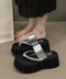 ラインストーン トングサンダル厚底美脚靴 ボリュームソールサンダルレディース キレイめサマーサンダル 韓国風 履きやすい靴春夏 低身長向け おしゃれシューズ夏旅行 6JLONG-009