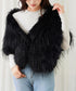 ファーケープ ファーショール 防寒肩掛け エコファーボレロケープ韓国風 ボリュームファーポンチョレディース きれいめドレスケープ 暖かい 結婚式ストールパーティー 6MEIZIMENG-001