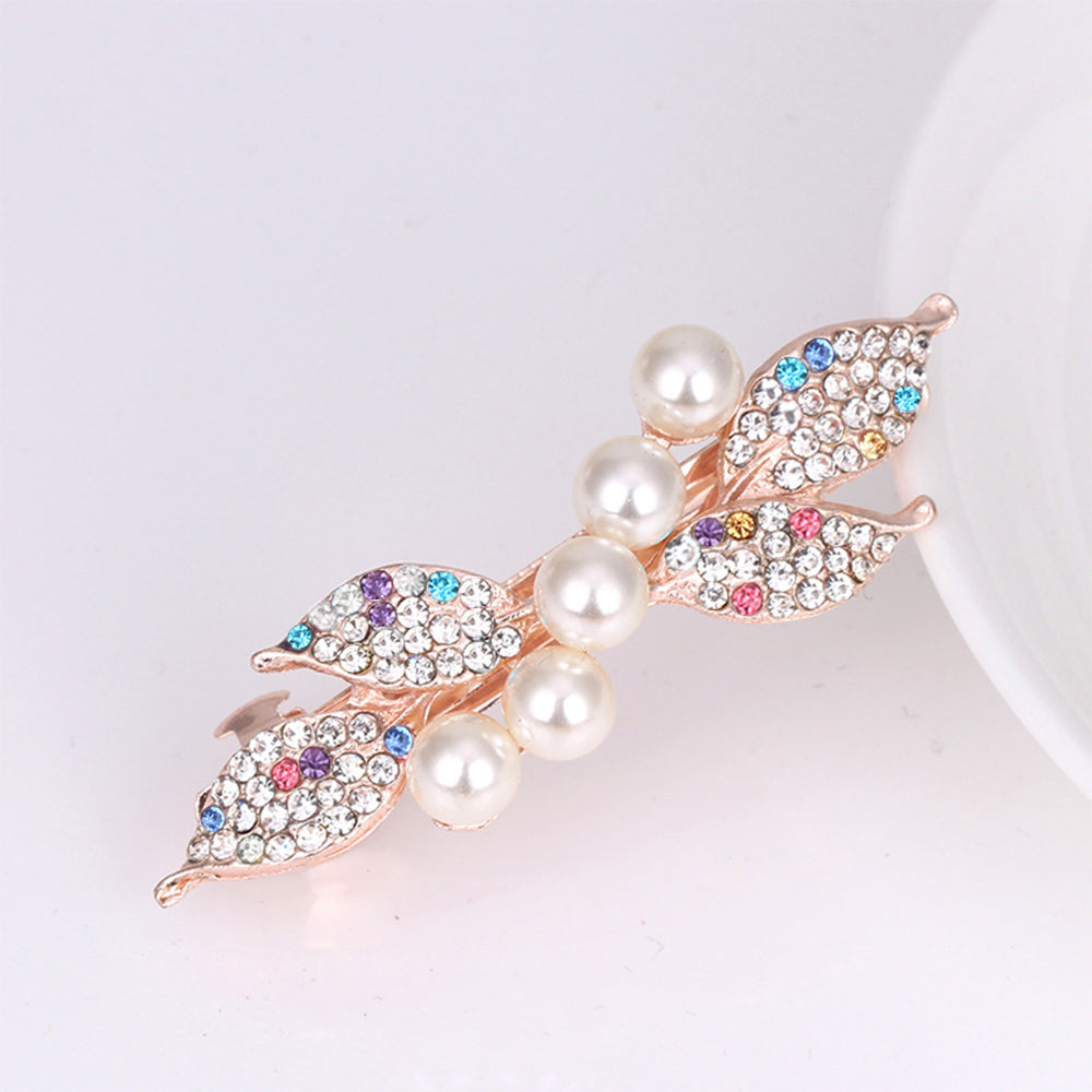 バレッタ キラキラ ヘアアクセサリー カラフル