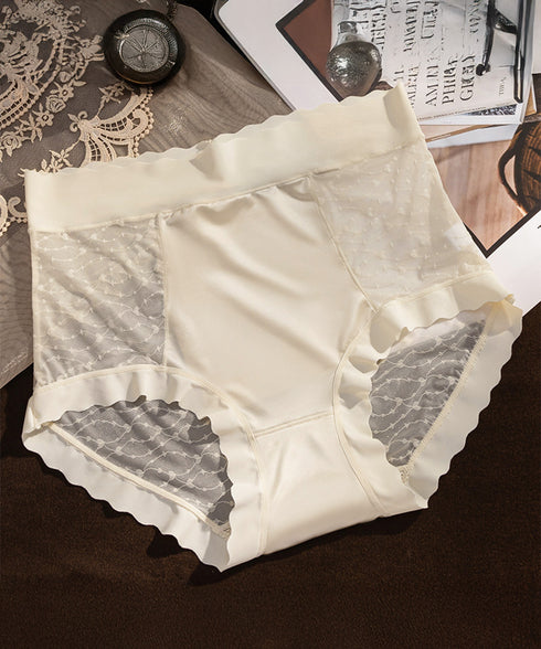 ハイウエスレースショーツ レディース下着 セクシーランジェリーフェミニン 蒸れないシームレスショーツ 柔らかい 大人可愛い通気性インナー 美尻ショーツ 透け感薄手 6TYCX-003