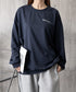韓国風ロゴカットソーゆる ロングTシャツ レディース ゆったりチュニックtシャツ オーバーサイズ クルーネックプルオーバー ストリート 着やせトップススウェット風 6WUBIXIE-002
