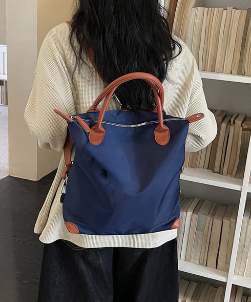 マルチトートバッグ大容量ナイロンリュック 4way バイカラー手提げバッグA4収納 おしゃれ軽量ショルダーバッグ大人カジュアル通勤通学マザーズバッグ斜め掛けカバン 6ZMIN-016