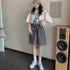 ショートパンツ スウェットパンツ韓国 レディース スポーツ ボトムス ウエストゴム ハーフパンツ 着やせ カジュアル ショーパン リラックス 短パン 6BZNH-001