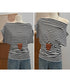 オフショルダーカットソー サイドギャザー ワンショルダーtシャツ レディース ボートネック 肩見せTシャツ 薄手夏t 大人カジュアル 半袖夏服 ボーダーtシャツ 6CCFS-002