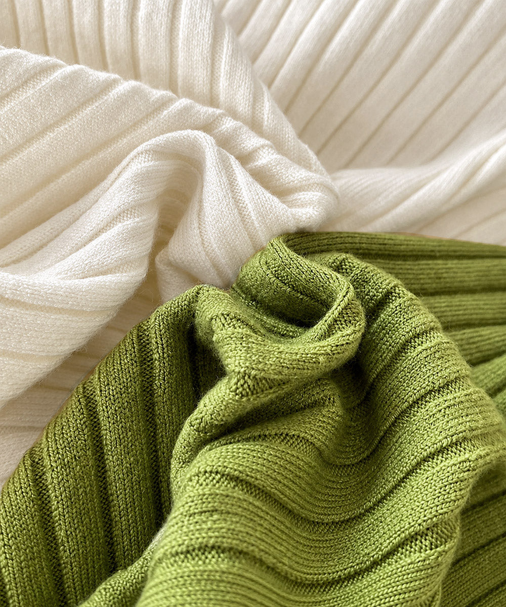 ヘンリーネックリブニット長袖プルオーバー 詳細画像28