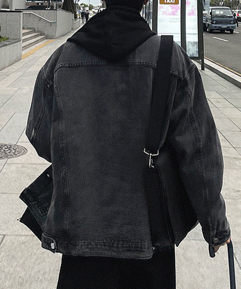 オーバーサイズ デニムジャケット メンズ