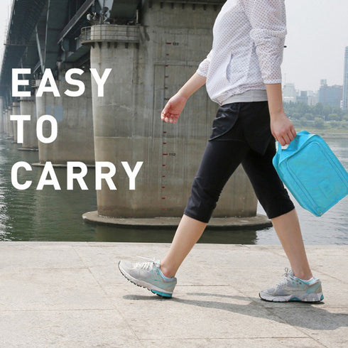 シューズポーチ 持ち運び トラベルグッズ 持ち手付き くつ入れ シンプル 携帯用便利ケース 大容量 旅行用シューズケース ファスナー式開閉 小物入れ コンパクト 6DHX-001