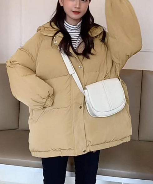 エコダウンジャケット フード付き韓国冬服 暖かいフェイクダウンコート 中綿入りジャケット レディース 軽量 防寒防風保温 ダウンブルゾン カジュアルジャケット厚手 6DRUI-001
