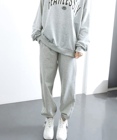 スウエットパンツ レディース スウエットパンツ レディース ウエストゴム 無地 ロングパンツ サルエルパンツ カジュアル ヨガウェアパンツ 韓国 6FEIZHE-001