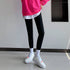 裏起毛 レギンスパンツ レディース 秋冬 裏微起毛 リブレギンス 美脚脚長 暖かいパンツ シンプル 通勤通学 無地ストレッチレギンスフィット感 ハイウエスト部屋着 6HFANG-001