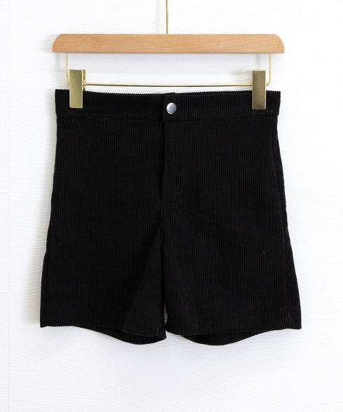 コーデュロイショートパンツ秋冬短パン脚長 韓国風ショーパン レディース ハイウエスト盛れるミニ丈パンツ 着やせ スタイルアップ おしゃれボトムス美脚大人カジュアル 6JIANJI-001