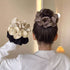 シュシュ大きめ 大人 ボリュームヘアゴム まとめ髪 ヘアアレンジ グッズ 上品ヘアアクセサリー 髪飾り ハーフアップ ポニーテール ヘアゴム 韓国髪留め おしゃれ 6KANYX-003