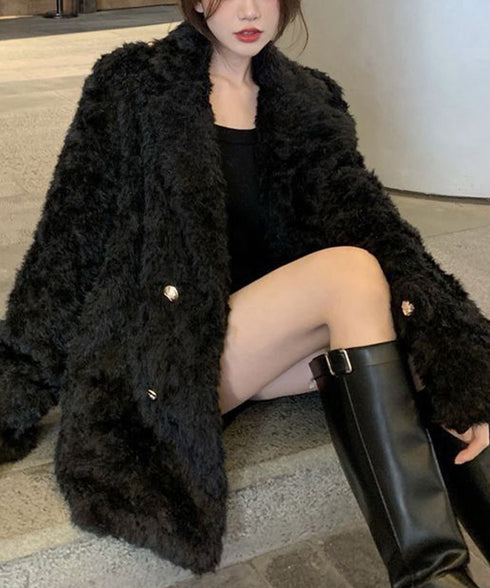 エコファージャケット もこもこブルゾン冬 レディース フェミニン暖かボアジャケット きれいめフェイクファーコート オフィスカジュアル ふわふわ中綿ジャケット韓国風 6MEIC-001