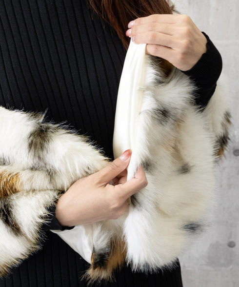 ファーケープ ファーショール 防寒肩掛け エコファーボレロケープ韓国風 ボリュームファーポンチョレディース きれいめドレスケープ 暖かい 結婚式ストールパーティー 6MEIZIMENG-001