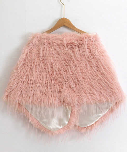 ファーケープ ファーショール 防寒肩掛け エコファーボレロケープ韓国風 ボリュームファーポンチョレディース きれいめドレスケープ 暖かい 結婚式ストールパーティー 6MEIZIMENG-001