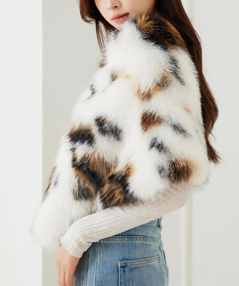 ファーケープ ファーショール 防寒肩掛け エコファーボレロケープ韓国風 ボリュームファーポンチョレディース きれいめドレスケープ 暖かい 結婚式ストールパーティー 6MEIZIMENG-001