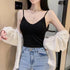 カップ付き キャミソール クロス2way レディース バックレースアップ キャミソール 人気 重ね着 セクシー下着 肌着 ブラキャミ ヨガキャミ 肩紐調節可能 6MLN-002