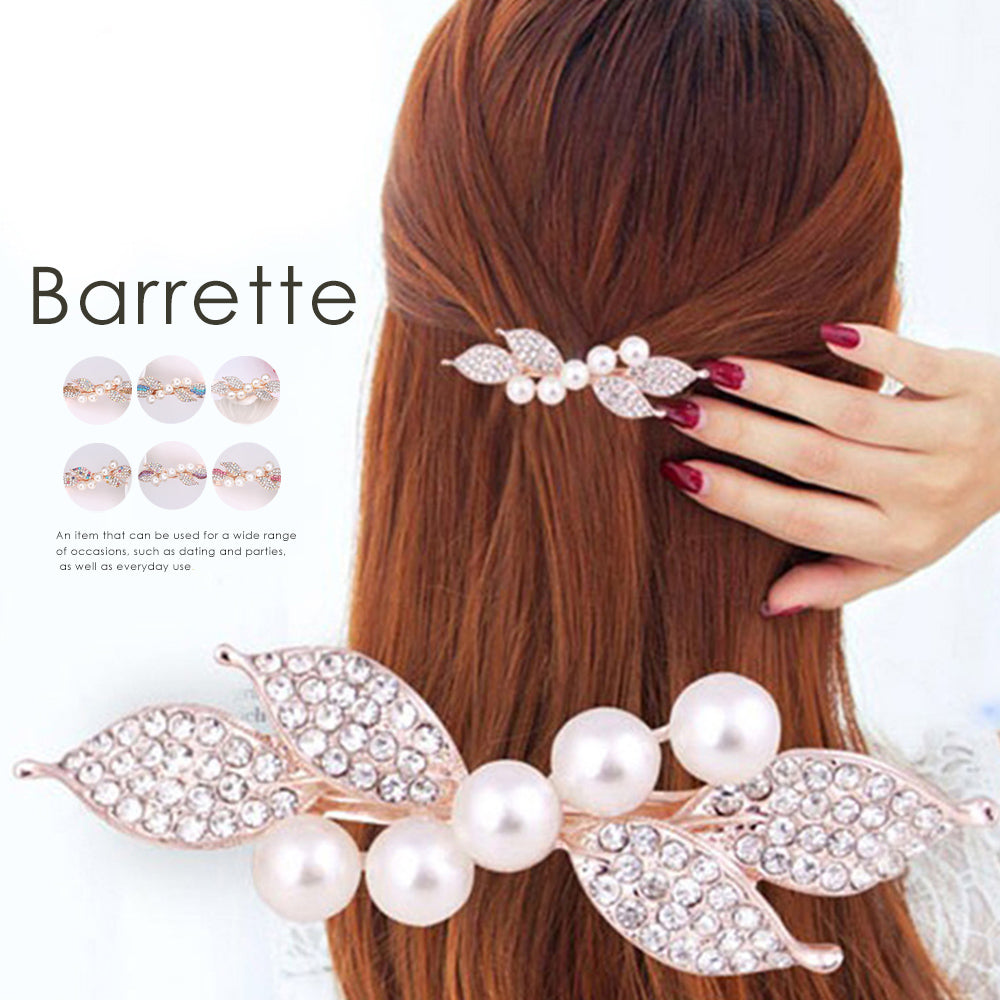 バレッタ キラキラ ヘアアクセサリー