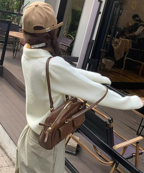 ポロカラーニットトップス ゴールドボタン ニットウェアレディース オフィスカジュアル 着回しニットセーター きれいめ ニットプルオーバー おしゃれ 長袖 春秋冬服 6MRENJ-012