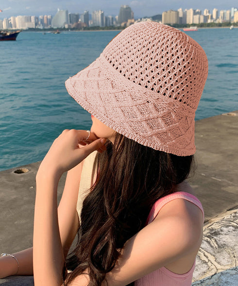 麦わら帽子 レディース バケットハット夏 蒸れないペーパーハット 大人可愛い 涼しい ストローハット 軽量サマーハット 韓国風 ナチュラル帽子 春秋夏 旅行ぼうし 6NAYUE-002