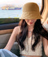 麦わら帽子 レディース バケットハット夏 蒸れないペーパーハット 大人可愛い 涼しい ストローハット 軽量サマーハット 韓国風 ナチュラル帽子 春秋夏 旅行ぼうし 6NAYUE-002