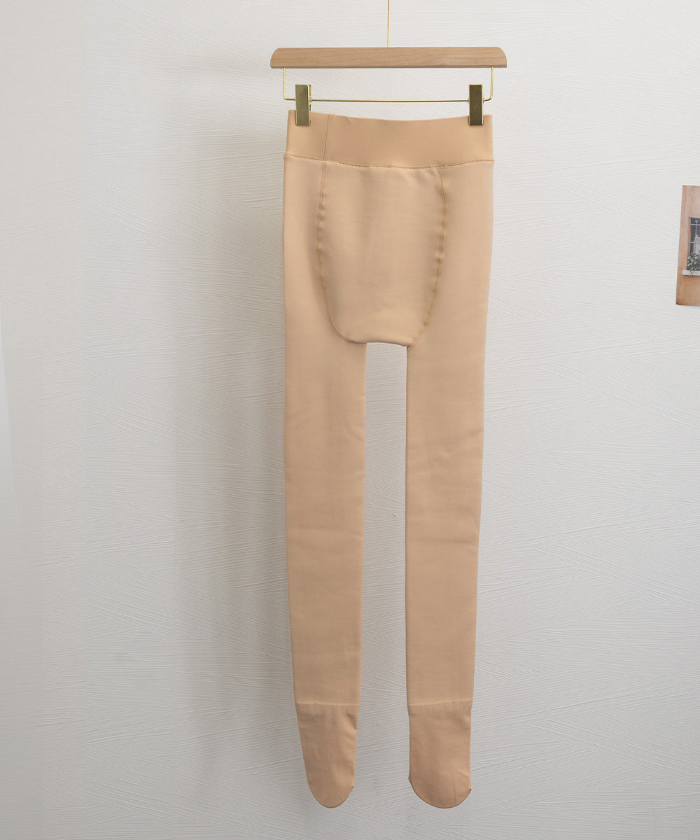 裏起毛フェイクタイツ 厚手トレンカ 美脚