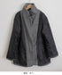 リッチシャギー ミドルコート レディース ダブルブレストジャケット 大人カジュアル テーラードコート ゆったりジャケット 秋冬アウター厚手 あったかアウター 上品 6QINGROU-008