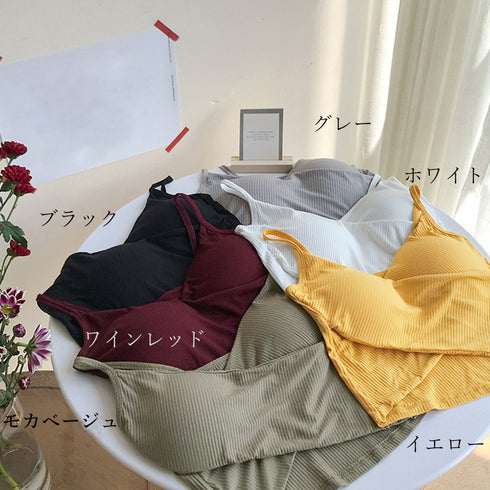 フロントクロス キャミソール フロントクロス キャミソール レディース カップ付き タンクトップ 無地 ベアトップ ショートタイプ へそ出し トップス 6QSHI-003