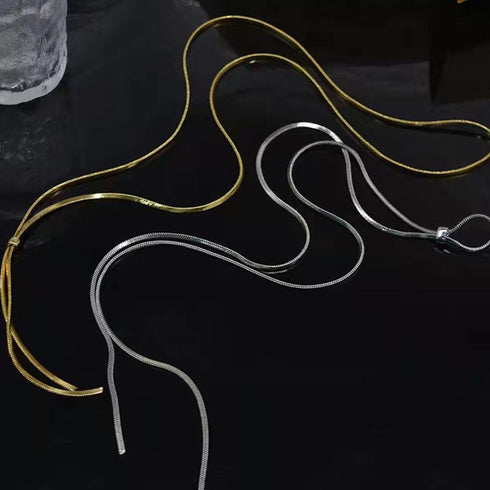 ロングネックレス レディース ラリエット おしゃれ Y字ネックレス トレンド 流行人気 ラリエットネックレス アクセサリー 大人カジュアル パーティージュエリー 6TAN-001