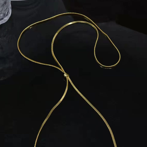 ロングネックレス レディース ラリエット おしゃれ Y字ネックレス トレンド 流行人気 ラリエットネックレス アクセサリー 大人カジュアル パーティージュエリー 6TAN-001