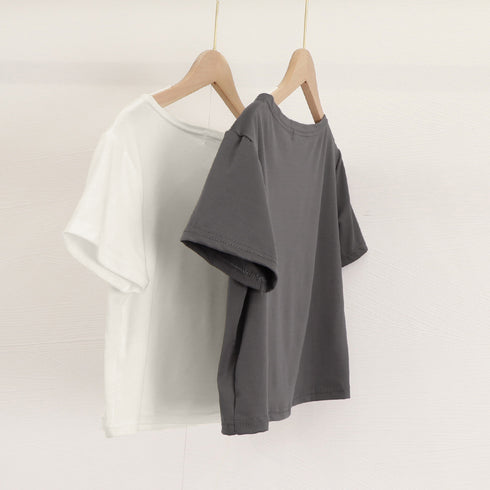 ショート丈Tシャツ レディース 半袖韓国 へそ出しトップス シンプル 無地カットソー クロップド丈tシャツ スクエアネック お洒落 ハイウエストトップスダンス衣装 6WANJIA-003