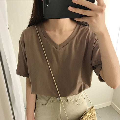 tシャツ レディース 半袖 カジュアル tシャツ レディース 半袖 カジュアル 無地 くすみ ラウンドネック カットソー 半袖 6WUBIXIE-001