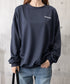 韓国風ロゴカットソーゆる ロングTシャツ レディース ゆったりチュニックtシャツ オーバーサイズ クルーネックプルオーバー ストリート 着やせトップススウェット風 6WUBIXIE-002