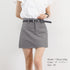 ミニスカート スーツスカート ベルト付き レディース ハイウエスト 膝上スカート無地可愛い 台形スカート ショート丈 美脚脚長ボトムス Aライン 春夏秋冬おしゃれ 6XINANYT-029