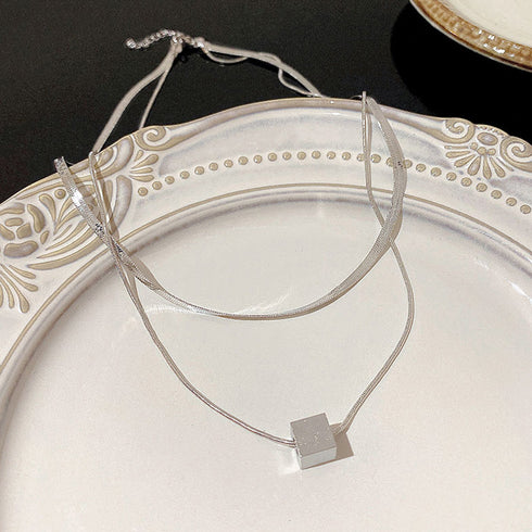 韓国新作 チェーンネックレス レディース スネークチェーン首飾り あずきチェーン チョーカーネックレス 喜平チェーン プチプラ ジュエリー ストリートアクセサリー 6YILIAN-001