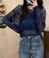 メッシュニット タンクトップ 2点セット ショート丈ニットトップス セットアップ 透かし編みトップス ニットキャミ 体型カバーニットアンサンブル カジュアル韓国風 6YIYUAN-005
