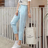 綿麻パンツ ストレートパンツ レディース リネンロングパンツ ウエストゴム アンクル丈 楽ちんイージーパンツ ロールアップ きれいめカジュアル 20代30代40代 6YTANG-001