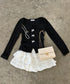 リボンニットトップス スクエアネック秋服 リブニットプルオーバーレディース セクシーニットカットソー フロントスリットニット 柔らかい大人可愛いトップス長袖 秋冬 6YULICHU-001
